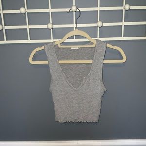 Ribbed Crop Tank